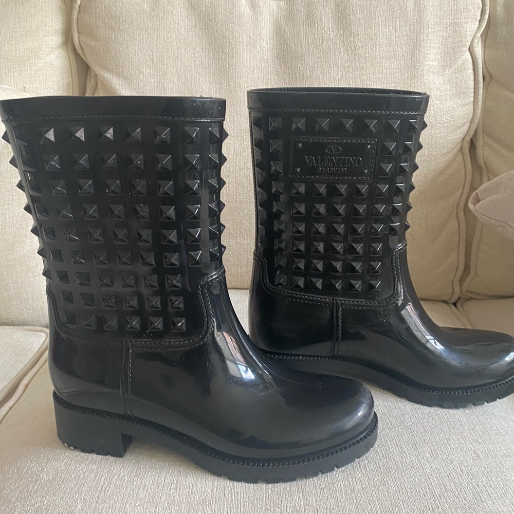 Valentino Garavani Rubber Rockstud Rainboots